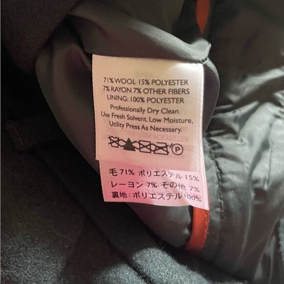 Eddie Bauer Forest green Mercer fit button front wool mini skirt lined sz 4 - Picture 5 of 6